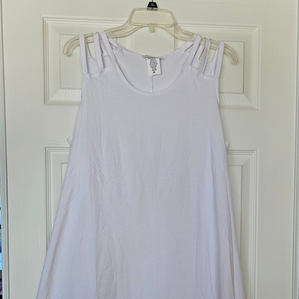 Blair White One-Piece Swim Cover-Up Dress – Size XL